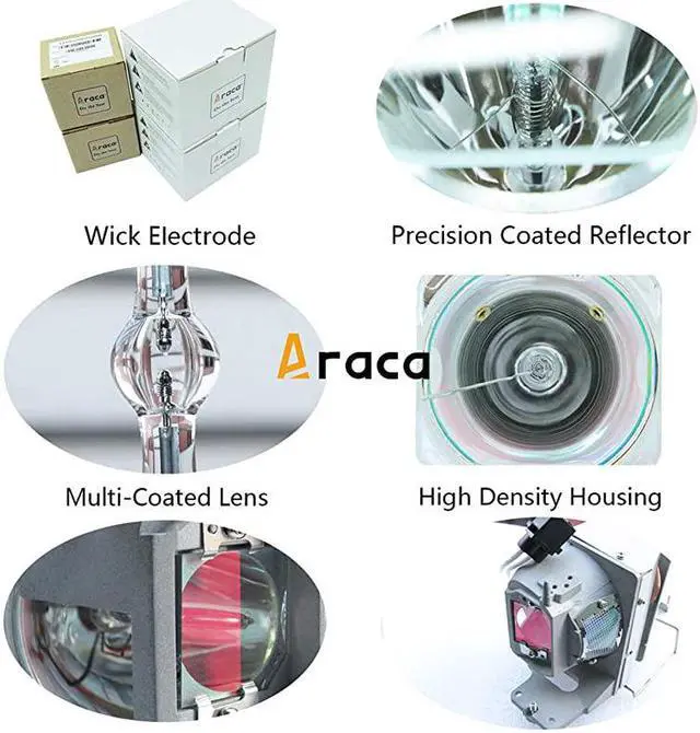Alt view image 3 of 7 - NP15LP Projector Lamp with Housing for NEC M271X M300X M260X M260W Replacement Projector Lamp