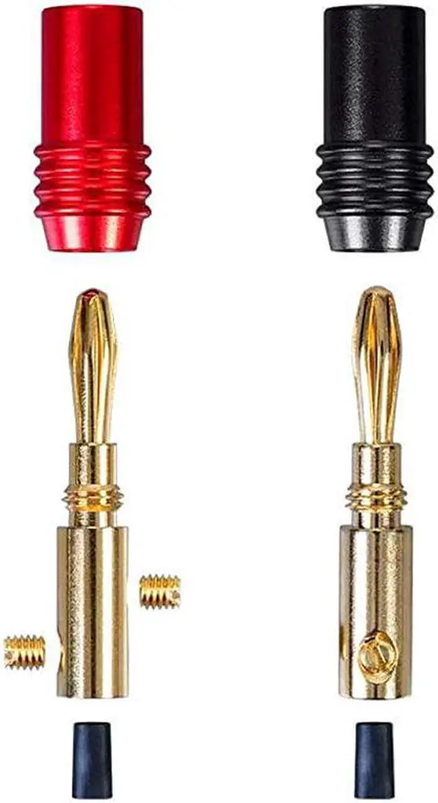 Alt view image 6 of 6 - 10 Pair Affinity Series 24k Gold Speaker Banana Plug