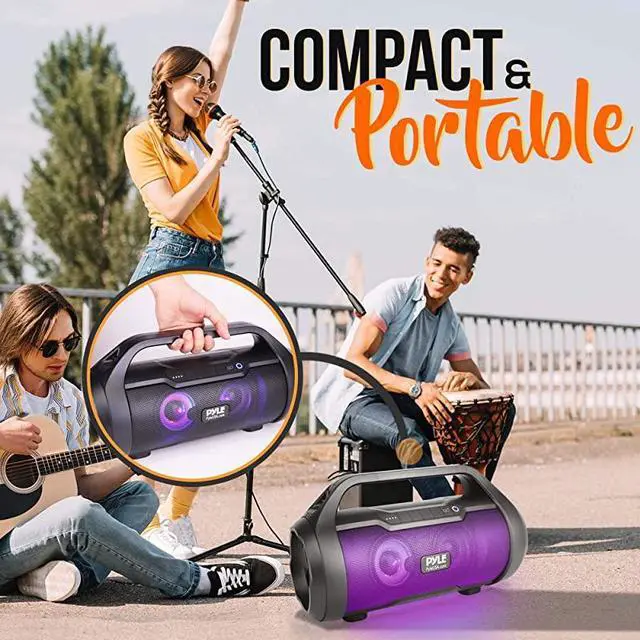 Alt view image 6 of 7 - Wireless Portable Bluetooth Boombox Speaker 500W 20CH Rechargeable Boom Box Speaker Portable Barrel Loud Stereo System with AUX InputUSBSDFm Radio 3 Subwoofer Voice Control  PBMWP185