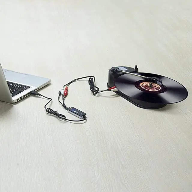 Alt view image 7 of 7 - 20 Digital Audio Capture Card for Windows 10818 7 and Mac OS 1014 Audio Grabber for Cassette Tapes to mp3 Converter