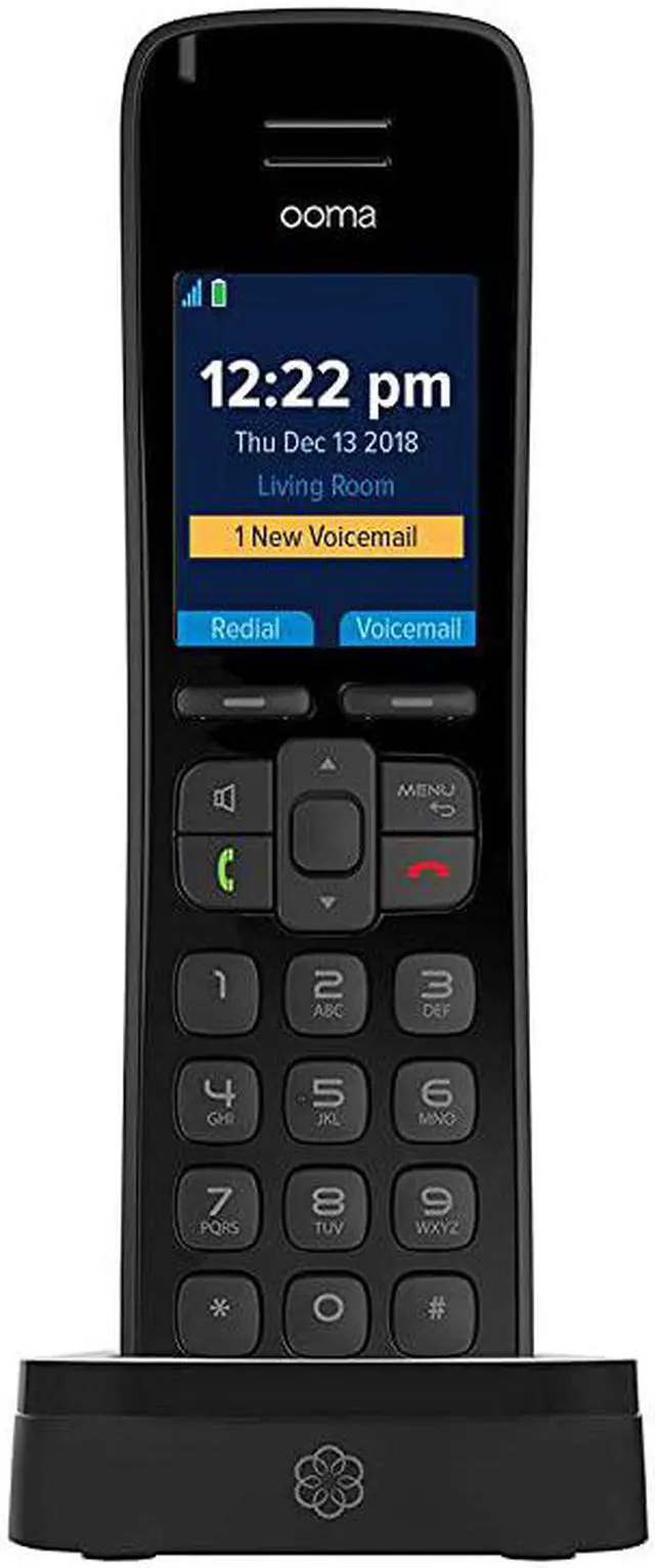 Main image of HD3 Handset cordless phone with picture callerID and HD voice quality Works with  Telo VoIP free Internet home phone service