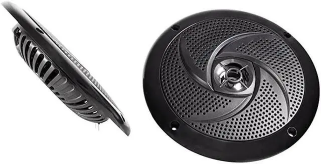 Main image of Pair  RSM65B 65 320 Watt Waterproof Shallow Slim Marine Boat Speakers