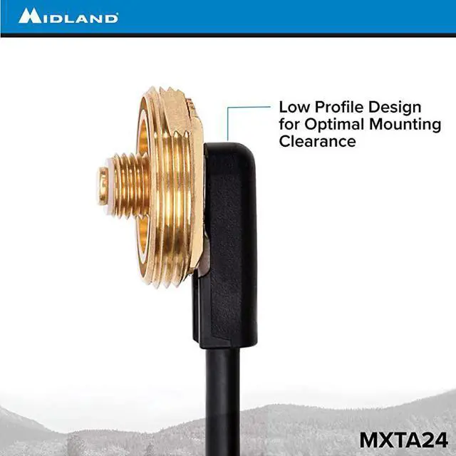 Alt view image 2 of 5 - MXTA24 6 Meter Antenna Cable with NMO Connector Works with  MicroMobile MXT105 MXT115 MXT275 MXT400