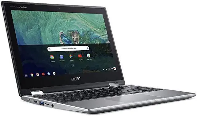 Alt view image 7 of 7 - Chromebook Spin 11 Convertible Laptop Intel Celeron N3350 116 HD Touch Display 4GB DDR4 32GB eMMC 80211ac WiFi Wacom EMR Pen Sleeve CP3111HNC2DV