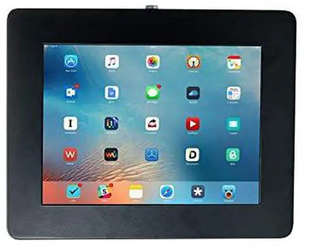 Alt view image 4 of 7 - Premium Large Locking Wall Mount for 129inch iPad Pro Surface Pro 34567 Black
