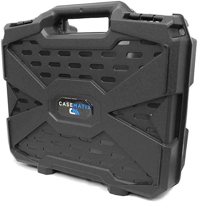 Alt view image 2 of 7 - DJ Mixer Travel Case Compatible with Yamaha MG10XU MG10 MG06 10 Input Stereo Mixer Effects and Cables Hard Shell Protection with PreDiced Customizable Foam Interior