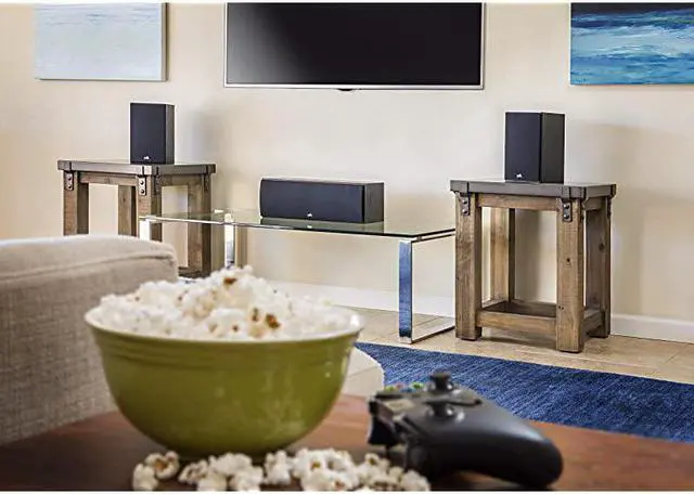 Alt view image 7 of 7 - T30 100 Watt Home Theater Center Channel Speaker - Hi-Res Audio with Deep Bass Response | Dolby and DTS Surround | Single, Black
