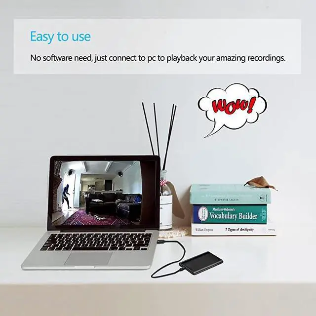 Alt view image 4 of 6 - HD 1080P 5000mAh Portable Hidden Power Bank Camera Nanny Cam 10 Hours Continuous Video Recording Perfect Mini Security Spy Camera for Home and Office and Outdoor No WiFi Function