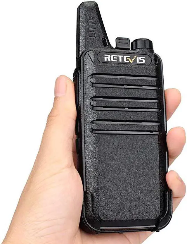 Alt view image 5 of 7 - RT22 Two Way Radio Long Range RechargeablePortable 2 Way RadioHandsfree Walkie Talkie for Adults Commercial Cruises Hunting Hiking 4 Pack