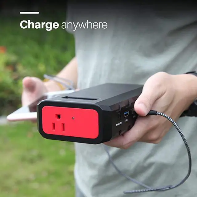 Alt view image 5 of 7 - Portable Laptop Charger with AC Outlet A Super Travel Portable Battery Pack Power Bank for HP Notebooks MacBook Laptops