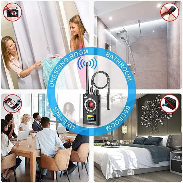 Alt view image 5 of 7 - Spy Detector RF Detector Camera Finder Bug Detector Upgraded RF Signal Detector LNYOSN GSM Tracking Device for Wireless Audio Bug Hidden Camera Detector