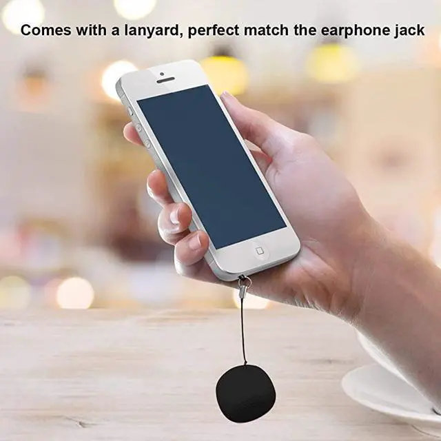 Alt view image 5 of 7 - The Smallest Mini Bluetooth Speaker  BTS0011 Wireless Small Bluetooth SpeakerPortable Speakers for HomeOutdoorTravelRechargeableCompatible with iPhone Samsung Black