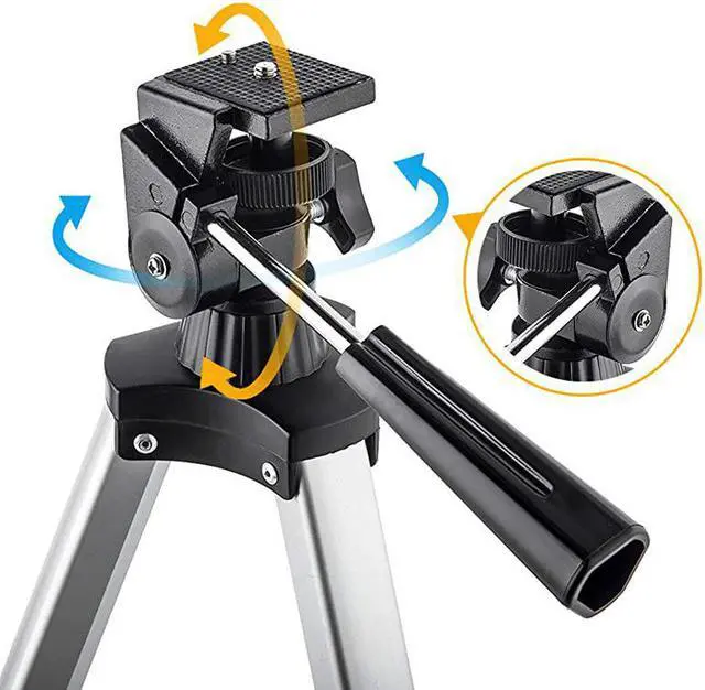 Alt view image 4 of 7 - Telescope 70mm Aperture 400mm AZ Mount Astronomical Refracting Telescope for Kids Beginners Travel Telescope with Carry Bag Phone Adapter and Wireless Remote