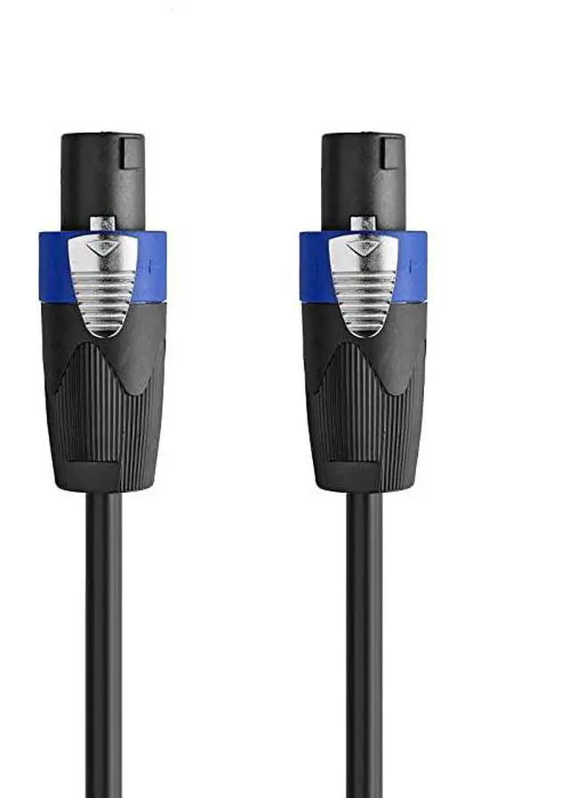 Alt view image 5 of 6 - Pro 50 Feet 12AWG Speakon to Speakon Cable Heavy Duty 50ft 12 Gauge Speaker Wire Cord with Twist Lock for Audio Amplifier Single