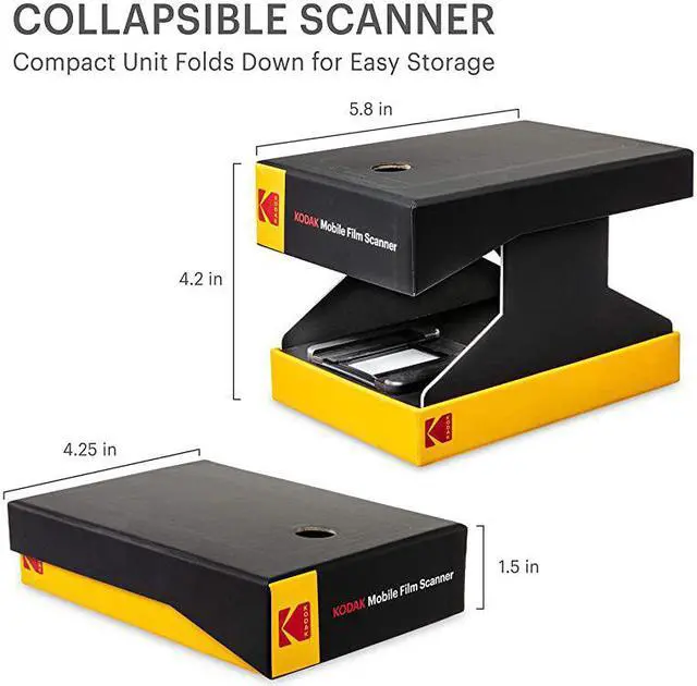 Alt view image 7 of 7 - Mobile Film Scanner Fun Novelty Scanner Lets You Scan and Play with Old 35mm Films Slides Using Your Smartphone Camera Cardboard Platform EcoFriendly Toy LED Backlight