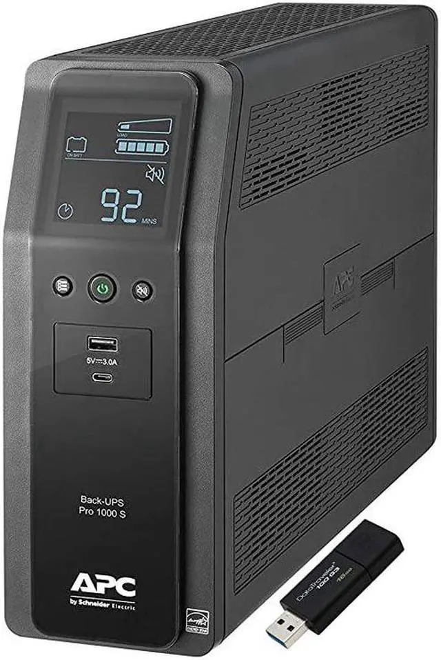 Main image of Sine Wave UPS Battery Backup Surge Protector 1000VA  BackUPS Pro BR1000MS Bundle Including 16GB DataTraveler