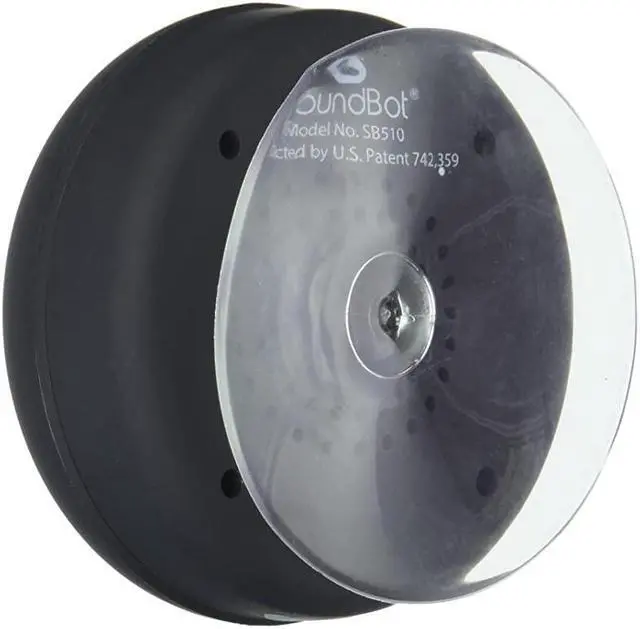 Alt view image 2 of 7 - SB510 HD Water Resistant Bluetooth 30 Shower Speaker Handsfree Portable Speakerphone with Builtin Mic 6hrs of Playtime Control Buttons and Dedicated Suction Cup for ShowersGryBLK