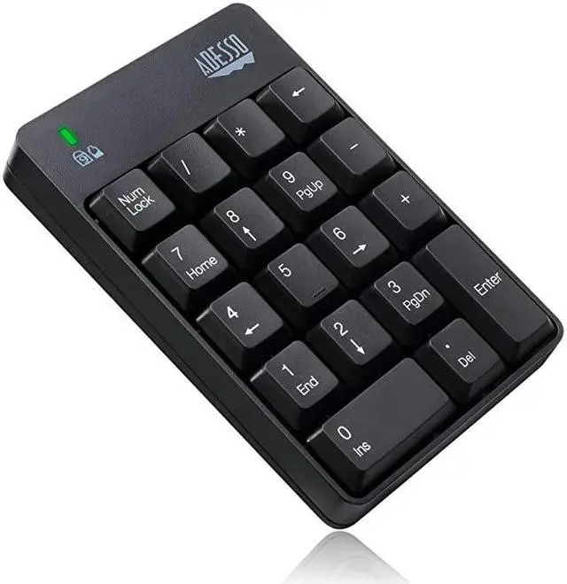 Alt view image 4 of 7 - WKB6010UB Wireless Spill Resistant 18Key Numeric Keypad