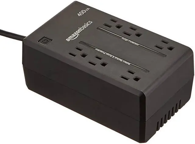 Main image of Standby UPS 400VA 255W Surge Protector Battery Backup 6 Outlets