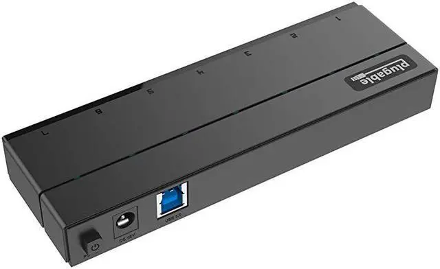 Alt view image 3 of 4 - 7Port USB 30 Hub with 36W Power Adapter