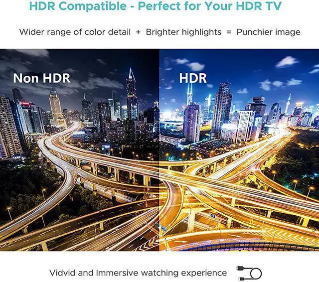 Alt view image 6 of 7 - USB C to HDMI Cable 4K Braided High SpeedThunderbolt 3 to HDMI Converter Compatible with iPad MacBook ProAir iMac Galaxy S20S10S9S8 Surface Dell More A Phone to TV Enabler 6ft