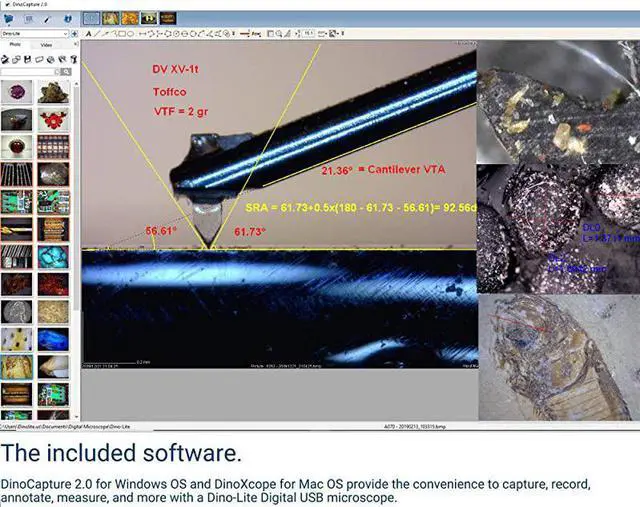 Alt view image 4 of 5 - USB Digital Microscope AM3113 03MP 10x 50x 230x Optical Magnification Measurement