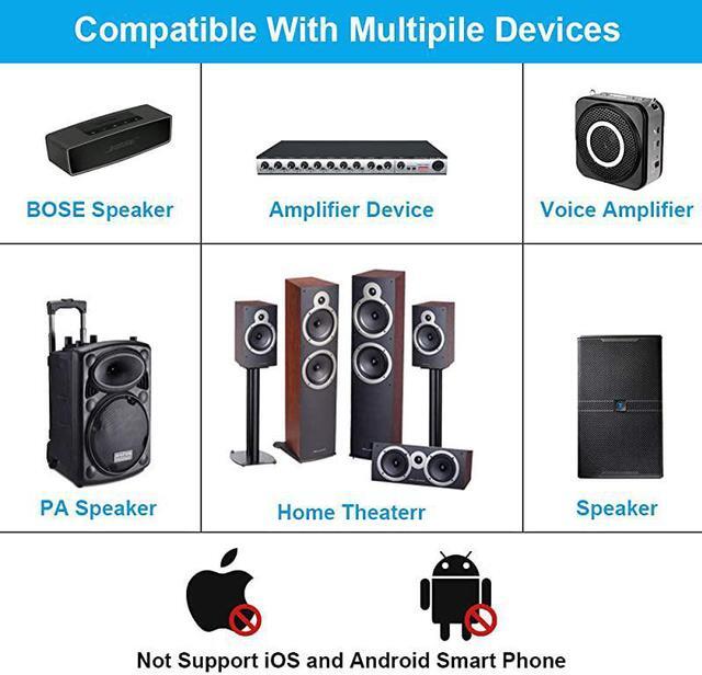 Alt view image 5 of 7 - Long Range Wireless Microphone Wireless Headset Mic System160ft Range 24G Wireless Microphone 2 in 1Fitness Microphone Headset for Speakers Voice Amplifier PA Speakers