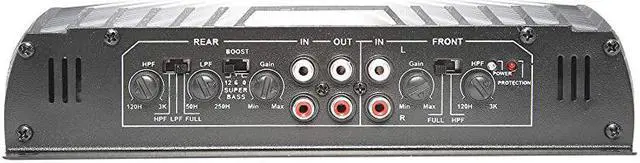 Alt view image 6 of 7 - 12V 4 Channel Car Amplifier Stereo Power Amp Audio 4CH Bass Sub Woofer