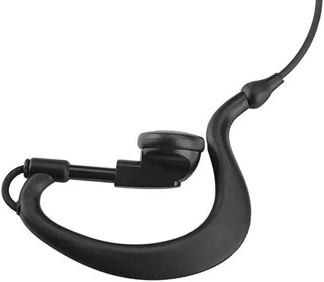 Alt view image 4 of 4 - Tk-3400u16p G Shape 2 Wire Earpiece Headset with Mic Compatible with 2 Pin Baofeng Walkie Talkie UV-82 UV5R -