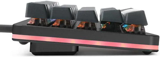 Alt view image 5 of 7 - ALT Mechanical Keyboard 65 67 Key Gaming Keyboard HotSwap Switches Programmable Macros RGB LED Backlighting USBC Doubleshot PBT Aluminum Frame Cherry MX Brown Black
