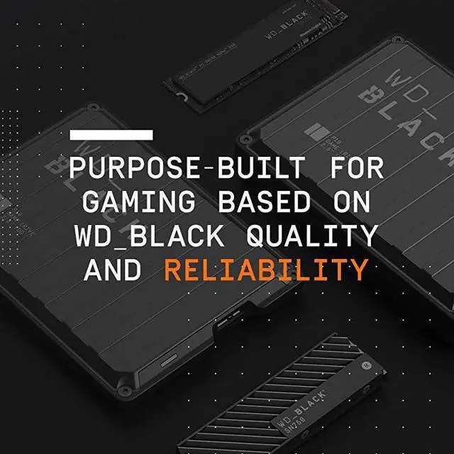 Alt view image 6 of 6 - 5TB P10 Game Drive, Portable External Hard Drive HDD, Compatible with Playstation, Xbox, PC, & Mac - WDBA3A0050BBK-WESN