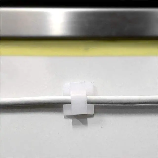 Alt view image 4 of 7 - Upgraded Cable Clips 40pcs with Strong Adhesive TapesWire Holder Organizer Cord Management for Car Office and HomeWhite CC04Upgraded