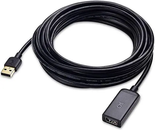 Alt view image 2 of 6 - Active USB Extension Active USB Extender USB Male to Female 5M 164 Feet for Webcam Oculus Sensor HTC Vive Link Box Xbox Kinect Playstation Camera and More