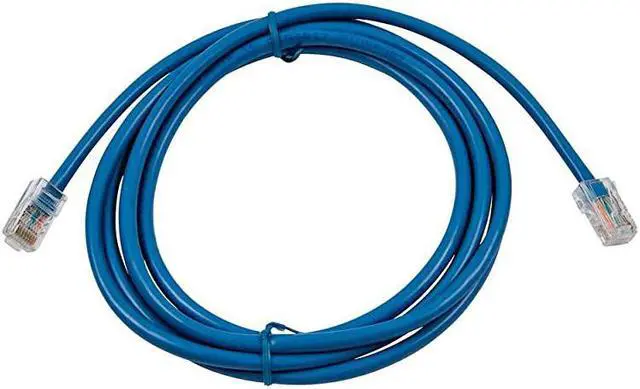 Alt view image 3 of 5 - 1 ft CAT7 Shielded RJ45 Ethernet Network Snagless Cable 10Gbps 600 MHz 10Pack Blue