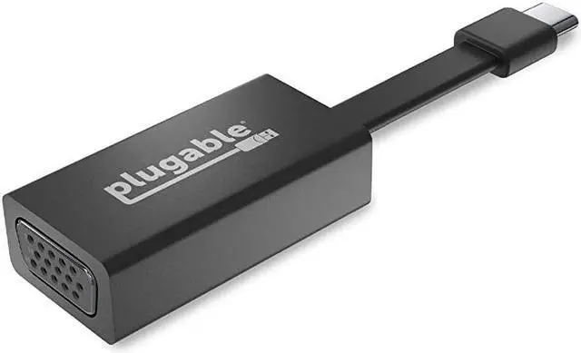 Main image of USB C to VGA Adapter Thunderbolt 3 to VGA Adapter Compatible with MacBook Pro Windows Chromebooks 2018 iPad Pro Dell XPS and More Supports Resolutions up to 1920x1200 60Hz