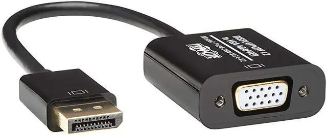 Main image of DisplayPort to VGA Adapter Cable Active Converter Displayport 12 DP to VGA DP2VGA 6in P13406NVGAV2