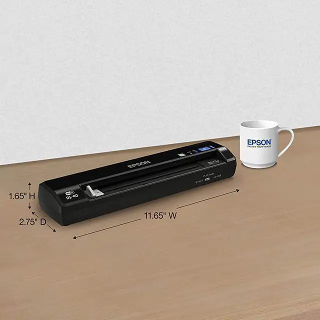 Alt view image 4 of 6 - WorkForce DS40 Wireless Portable Document Scanner for PC and Mac Sheetfed MobilePortableBlack