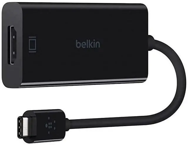 Main image of USBC to HDMI Adapter Supports 4K 60Hz HDMI to USBC Adapter USB TypeC to HDMI Adapter Black F2CU038btBLK