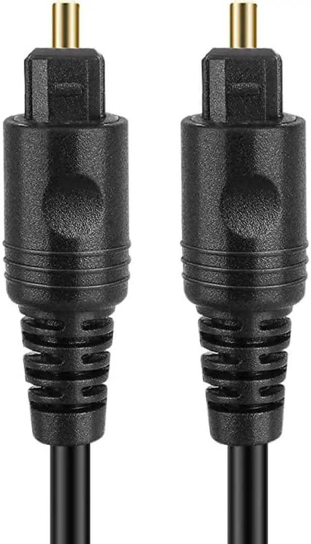 Alt view image 4 of 4 - Toslink Digital Optical Audio Cable 15 Feet Home Theater Fiber Optic Toslink Male to Male Optical Plug Wire Cord