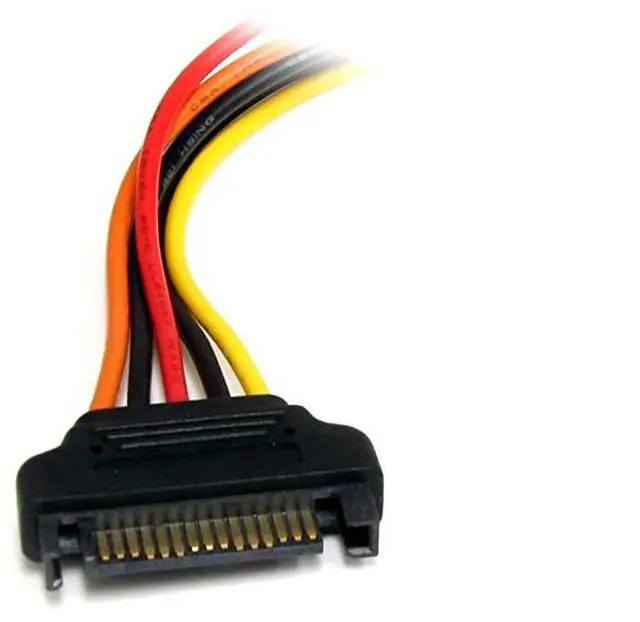 Alt view image 2 of 4 - com 12in 15 pin SATA Power Extension Cable SATA Power Male to Female Extender 12 Inch SATA Power Extension Cord SATAPOWEXT12