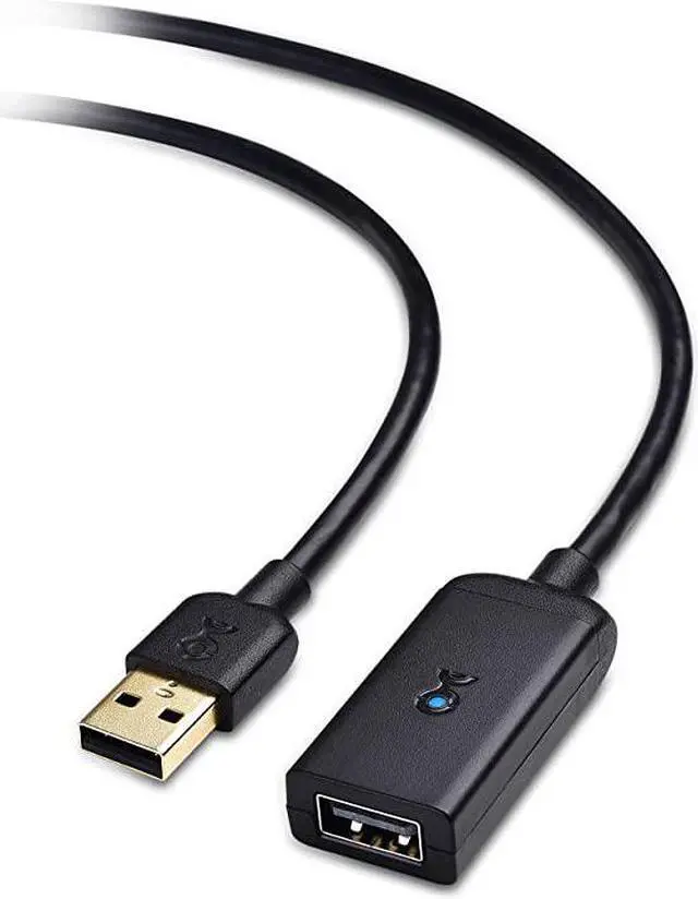 Main image of Active USB Extension Active USB Extender USB Male to Female 5M 164 Feet for Webcam Oculus Sensor HTC Vive Link Box Xbox Kinect Playstation Camera and More