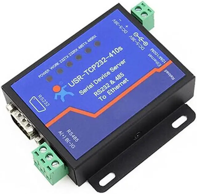Alt view image 2 of 6 - RS232 / RS485 Serial to Ethernet Adapter/IP Device Server Ethernet Converter Support DHCP/DNS