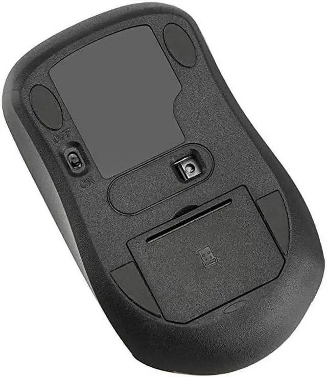 Alt view image 3 of 6 - Wireless Computer Mouse with USB Nano Receiver Silver