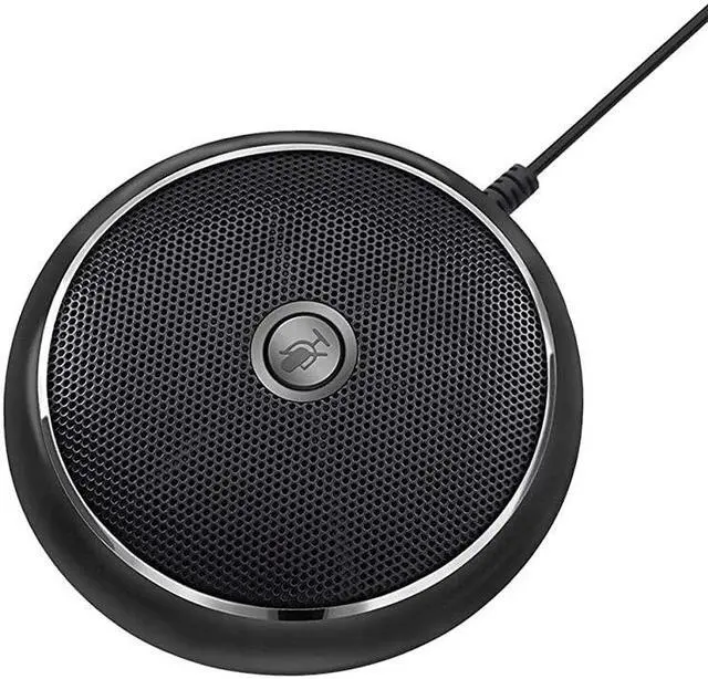 Main image of Conference Microphone, CM003 USB Computer Desktop Mic, Mute Function, Omnidirectional Mic for Laptop PC, Condenser Boundary Meeting Microphones for Streaming, VoIP Calls, Skype, Chatting