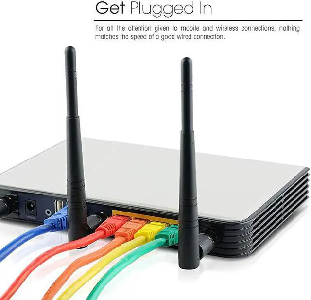Alt view image 6 of 7 - 20Pack Cat6 Patch Cable 1 Foot Cat 6 Ethernet Cable Snagless Flexible Soft Tab Preimum Series Blue