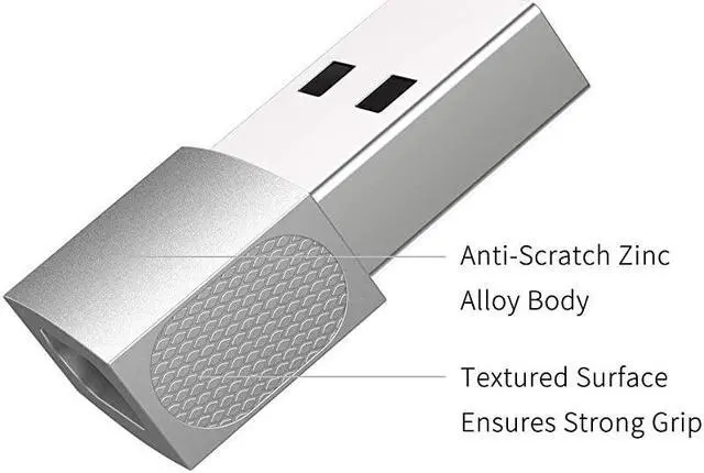 Alt view image 7 of 7 - USB C to USB Adapter 2 Pack USBC Female to USB Male USB Type C Female to USB OTG Adapter for MacBook Pro 20152013 MacBook Air 20172015 Laptops Wall Chargers Power Banks