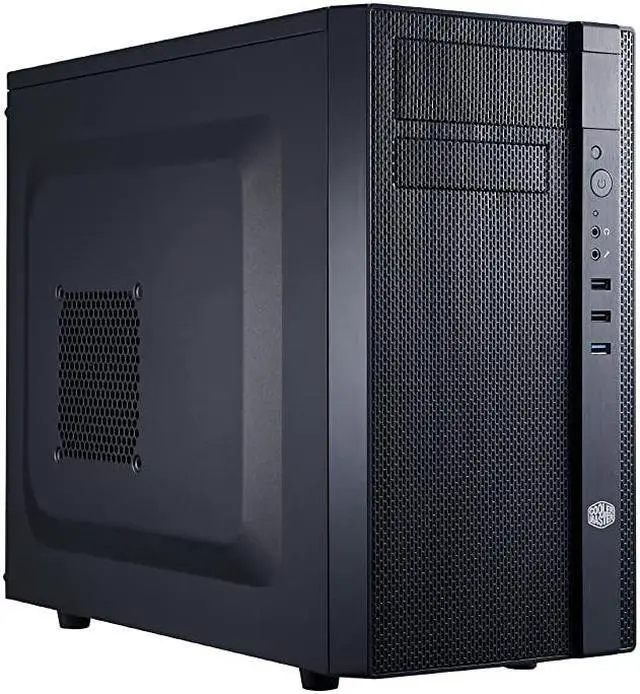 Alt view image 2 of 7 - N200 Mini Tower Computer Case with Fully Meshed Front Panel and mATXMiniITX Support