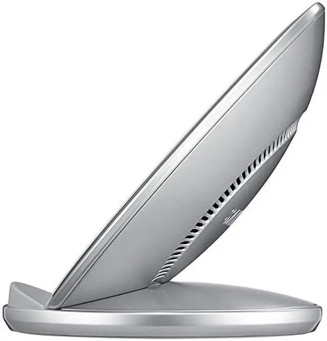 Main image of Qi Certified Fast Charge Wireless Charging Pad + Stand Supports wireless charging on Qi compatible smartphones Silver