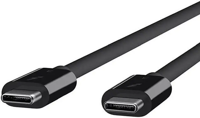 Alt view image 2 of 7 - Thunderbolt 3 Cable USBC to USBC 100 Watts 16 Feet 05 Meters F2CD084bt05MBK Black