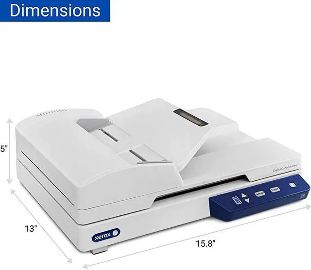 Alt view image 3 of 7 - XDCOMBO Duplex Combo Flatbed Document Scanner for PC and Mac Automatic Document Feeder ADF